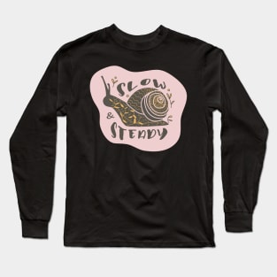 slow snail Long Sleeve T-Shirt